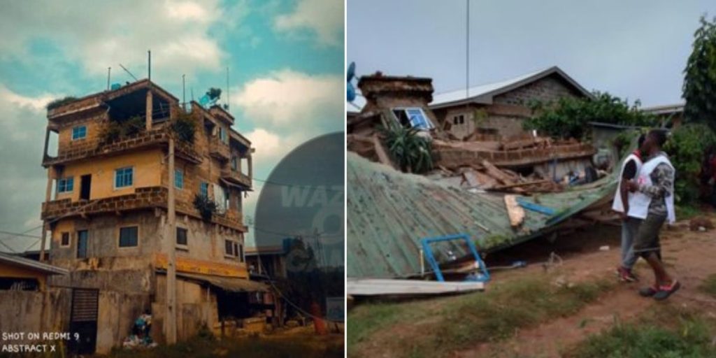 Building collapsed in Edo - 1