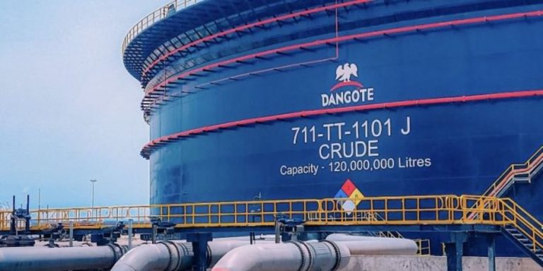 Dangote Refinery crude oil tank - 1