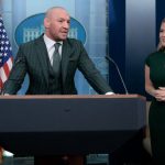 Former Irish MMA Fighter Conor McGregor Speaks To The Press At The White House Before Meeting With President Trump
