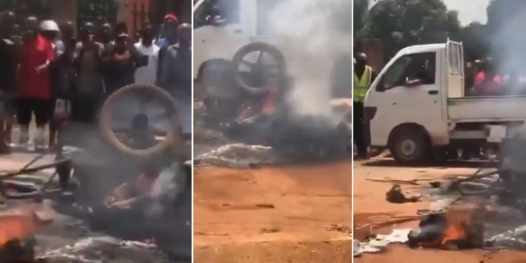 Mob burnt to hausa travellers to death - 1