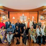 Speakers and participants at the International Day of Peace round-table event in London.