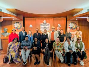 Speakers and participants at the International Day of Peace round-table event in London.