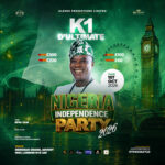 Official flyer for Alexes Promotions' Nigeria Independence Party with K1 D'Ultimate on 1 October 2026 in London