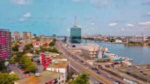 Civic Towers in Lagos, Nigeria, as new data shows rising domestic debt across states and the FCT