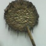 Archive photograph of an abebé associated with Oxum at Museu Nacional, Rio de Janeiro, taken on 10 January 2015.