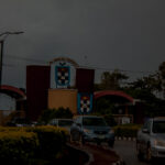 Archive photograph of the entrance to Afe Babalola University, taken in June 2021