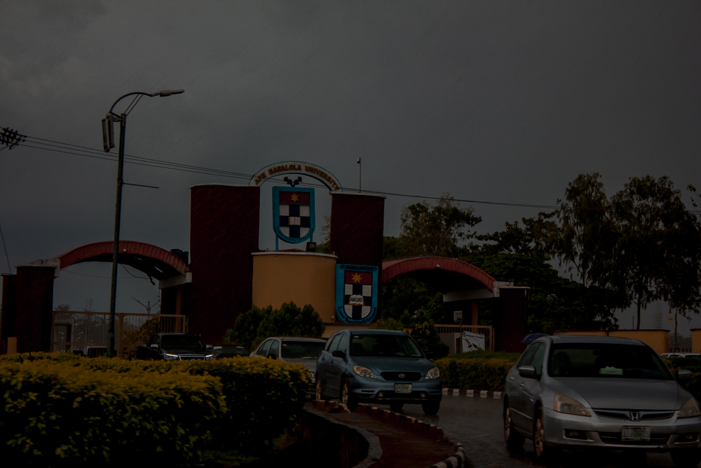 Archive photograph of the entrance to Afe Babalola University, taken in June 2021