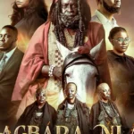 Promotional cast artwork for Agbara Nla: The Return, showing Mike Bamiloye as Isawuru and other characters.