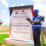 Aliko Dangote and Kenyan President William Ruto at the Lamu refinery groundbreaking ceremony