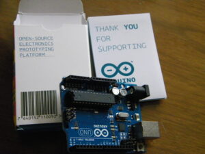 Arduino Uno R3 development board, photographed in 2013; illustrative image, not a confirmed Yewa expo project.