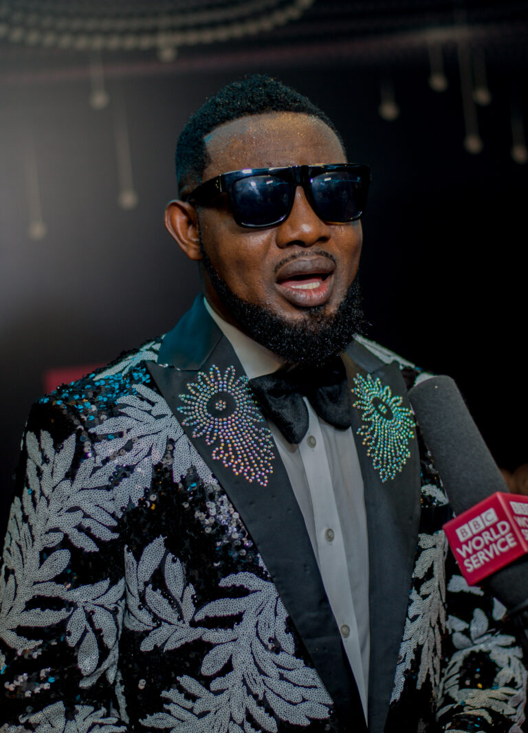 Ayo Makun, known as AY, at the Africa Magic Viewers’ Choice Awards in March 2020