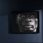 Installation view of Babájídé Ọlátúnjí’s So Far exhibition at TAFETA Gallery in London