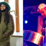 Saxophonist David Kayode and steelpan musician Marlon Hibbert for the Take Five Showcase