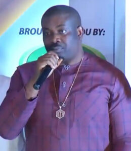 Don Jazzy in a Wazobia Max TV video from October 2018