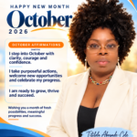 October affirmation graphic encouraging a focused 90-day reset for the final quarter of the year