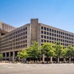 The J. Edgar Hoover FBI headquarters building in Washington DC