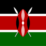 Kenyan national flag, used as a country illustration for the quarantine release report
