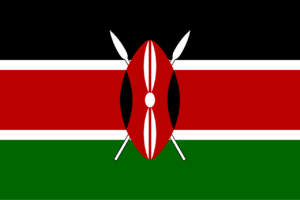 Kenyan national flag, used as a country illustration for the quarantine release report