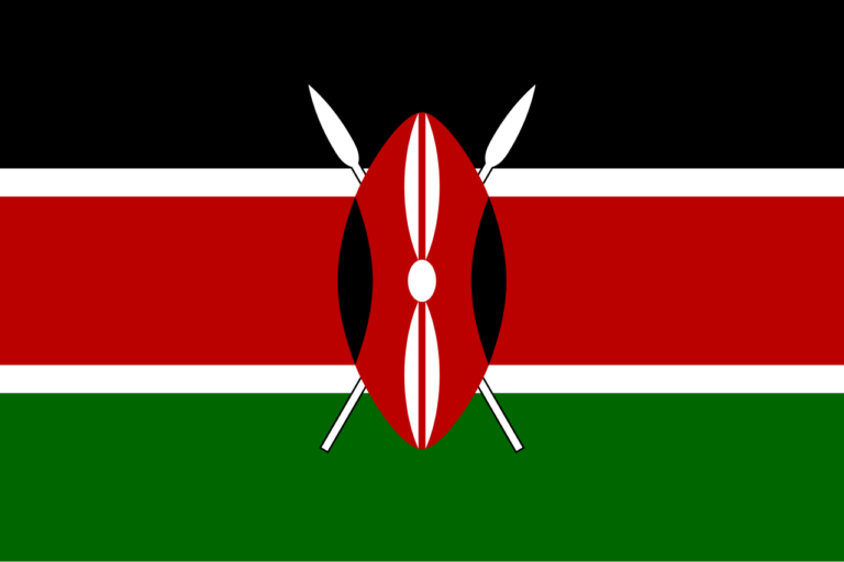 Kenyan national flag, used as a country illustration for the quarantine release report