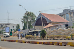 The Independent National Electoral Commission headquarters in Abuja, Nigeria