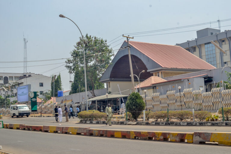 The Independent National Electoral Commission headquarters in Abuja, Nigeria