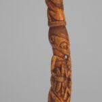 Ivory Iroke Ifá divination tapper by an unidentified Yoruba artist, Art Institute of Chicago, object 2000.316