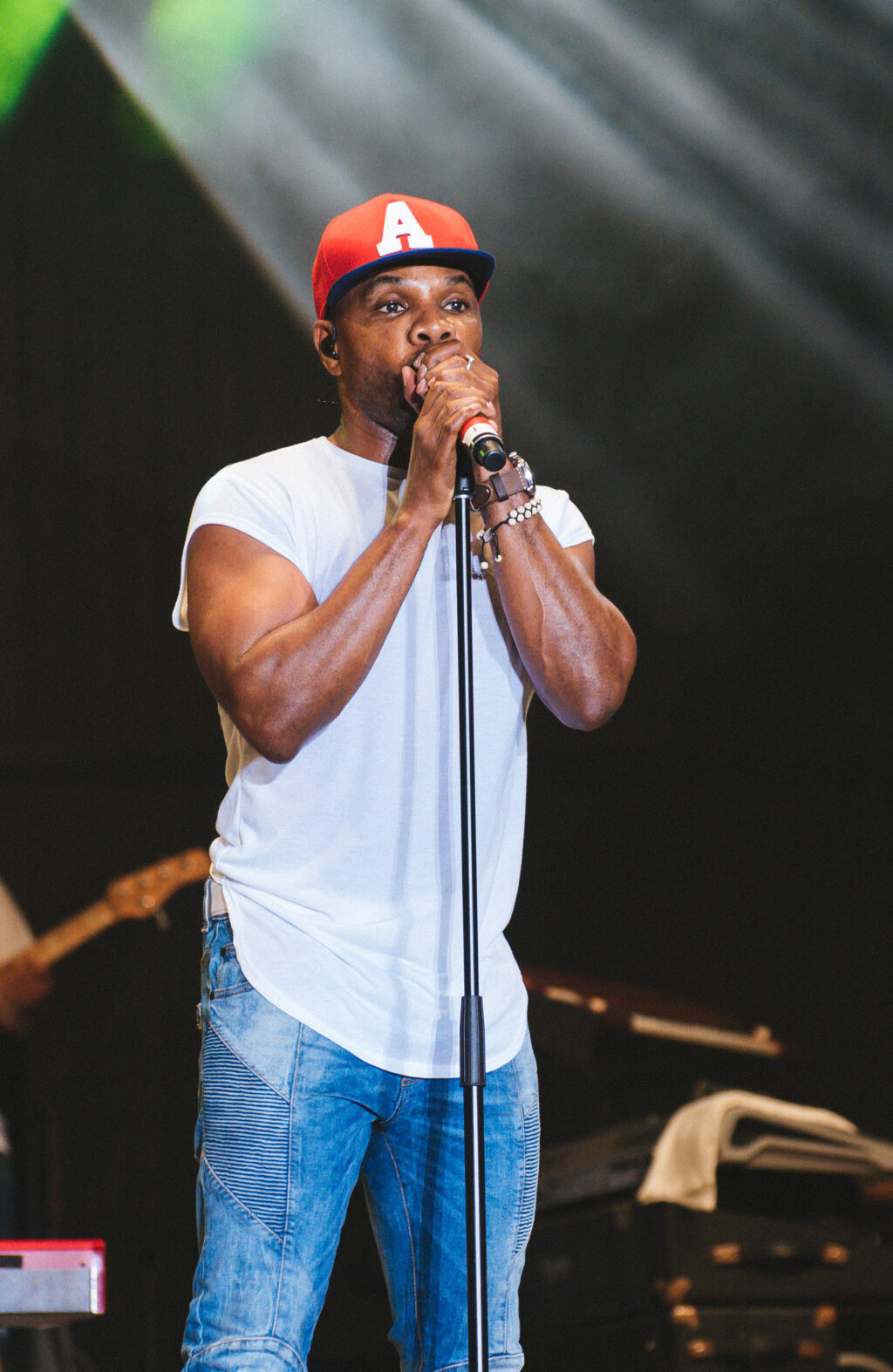 Kirk Franklin performing at JoyFest 2017, archive photograph by CL Holly