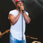 Kirk Franklin performing at JoyFest 2017, archive photograph by CL Holly