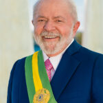 Luiz Inácio Lula da Silva in his official presidential portrait, 16 February 2023. Archive photograph.