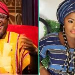 Morenike Adedoyin during her record ₦1 million win on the Yoruba-language game show Masoyinbo