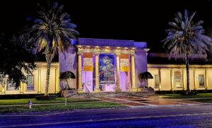 Archive exterior view of the Museum of Fine Arts in St. Petersburg, Florida, photographed on 25 August 2021.