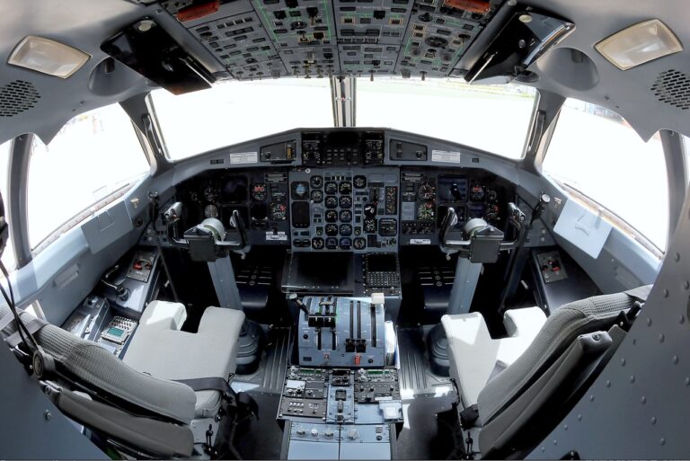 Cockpit of a Nigerian Air Force ATR-42-500MP aircraft
