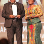 Olu Jacobs and Joke Silva at the 2014 Africa Magic Viewers Choice Awards
