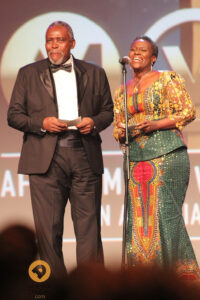 Olu Jacobs and Joke Silva at the 2014 Africa Magic Viewers Choice Awards