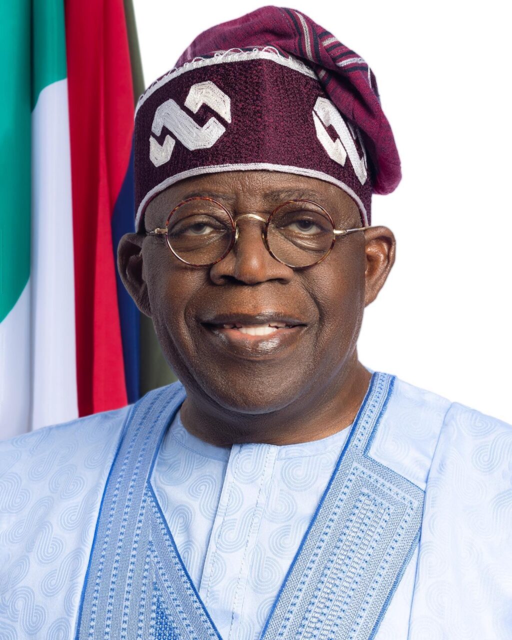 Official portrait of President Bola Tinubu, photographed by Nosa Asemota on 29 May 2023.