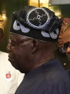 President Bola Tinubu in Abuja on 4 November 2024, cropped from a meeting photograph; not the Kaduna rally.