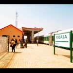 Rigasa railway station on the existing Kaduna-Abuja route in August 2020; archive location image, not the October 2026 inspection or unfinished extension.