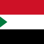 Illustration of Sudan’s national flag, identifying the country; not an image of the damaged substations
