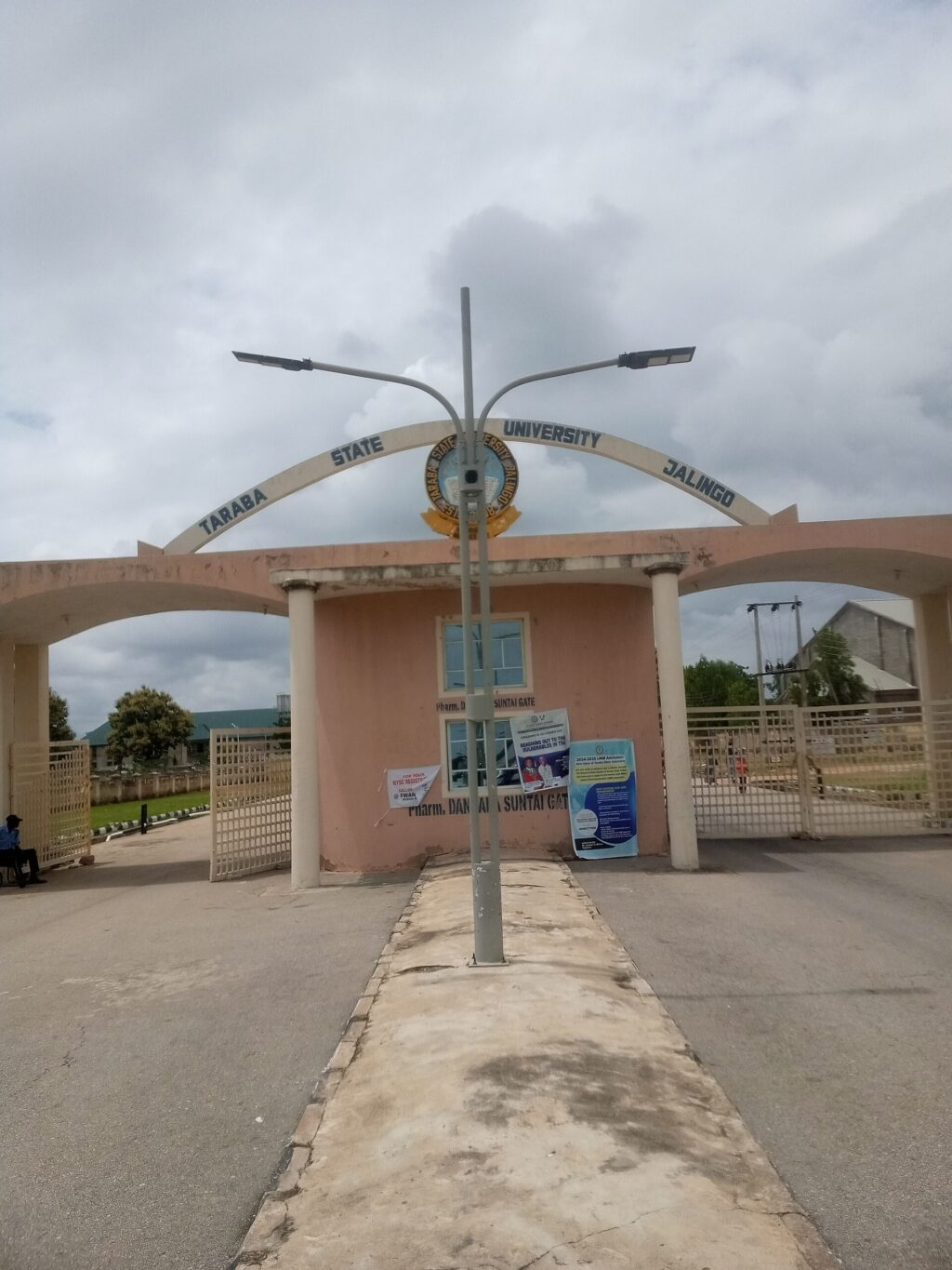 Second entrance gate of Taraba State University in Jalingo