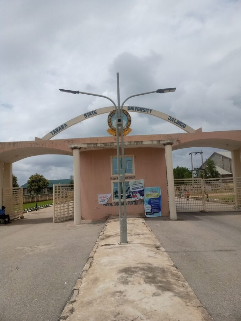 Second entrance gate of Taraba State University in Jalingo
