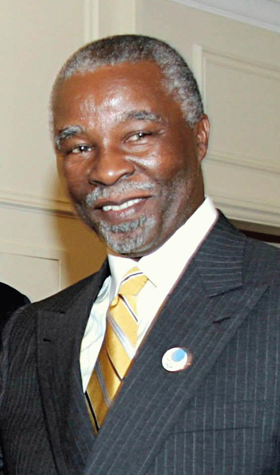 Former South African president Thabo Mbeki in an archival 2003 photograph