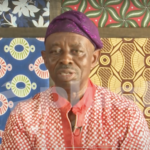Tunde Kelani during a Plus TV Africa interview in October 2019