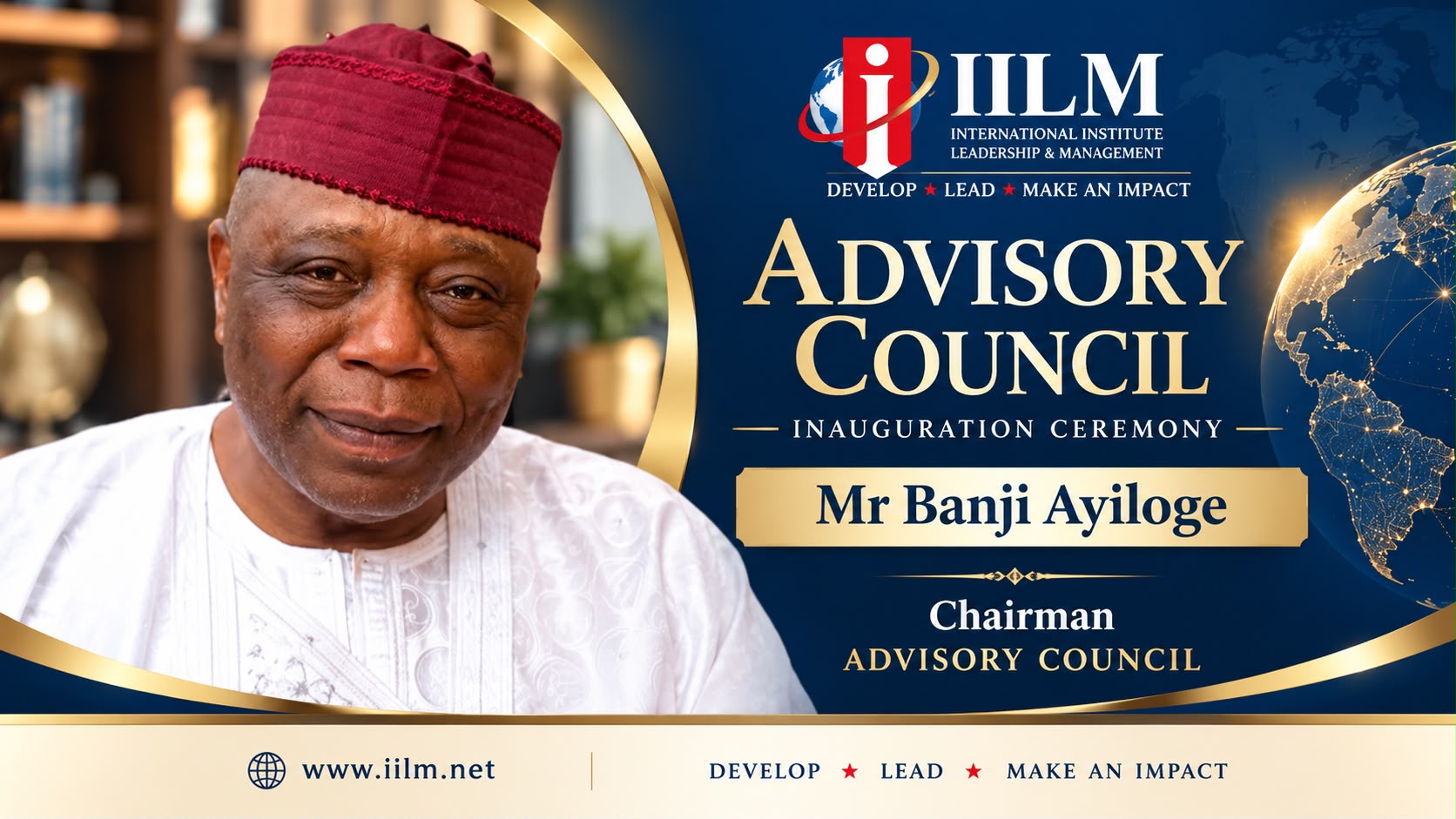 Mr Banji Ayiloge, IILM Advisory Council